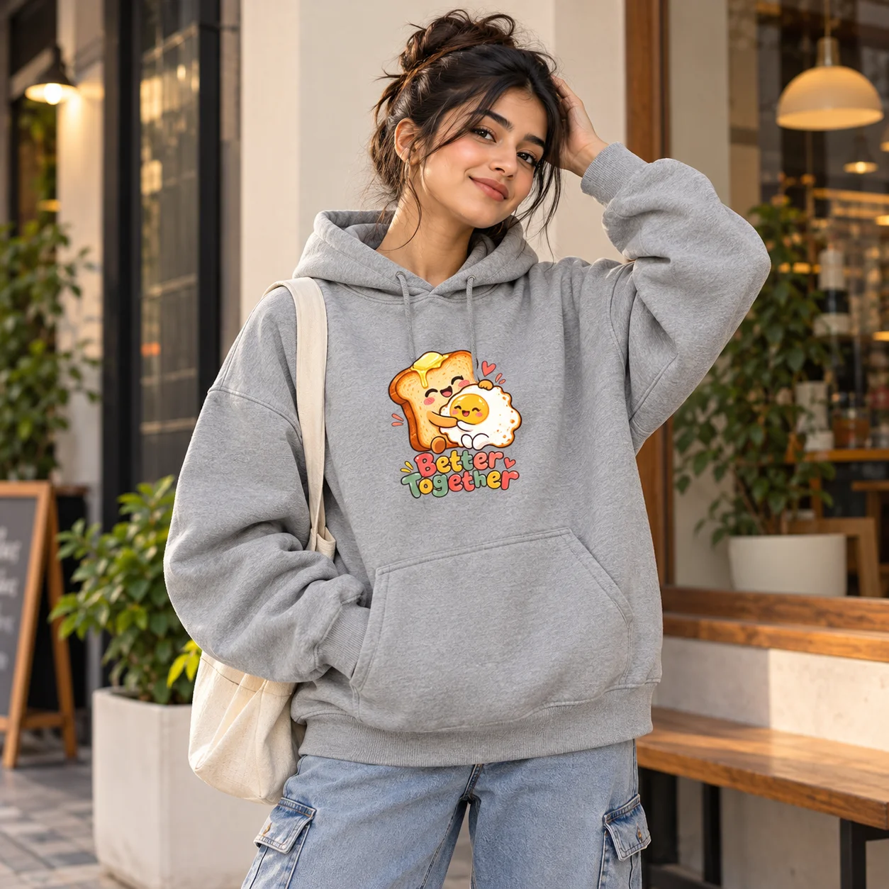 Better Together - Classic Hoodie — on-model shot 1