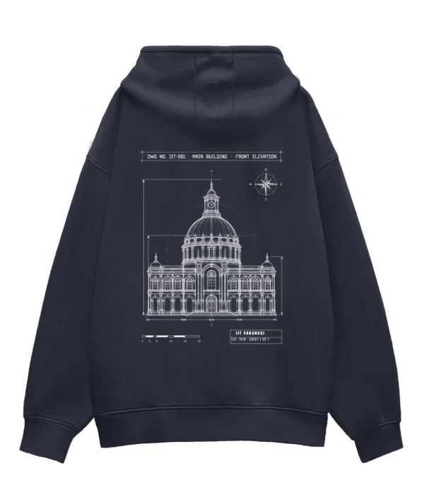 IIT Blueprint Oversized Hoodie