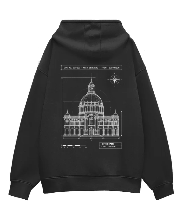 IIT Blueprint Oversized Hoodie